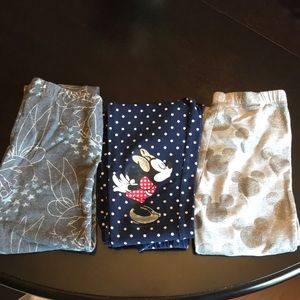 GAP Disney leggings bundle (3 pair) Girls size 10-12